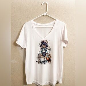 Woman’s Mombie white Tshirt